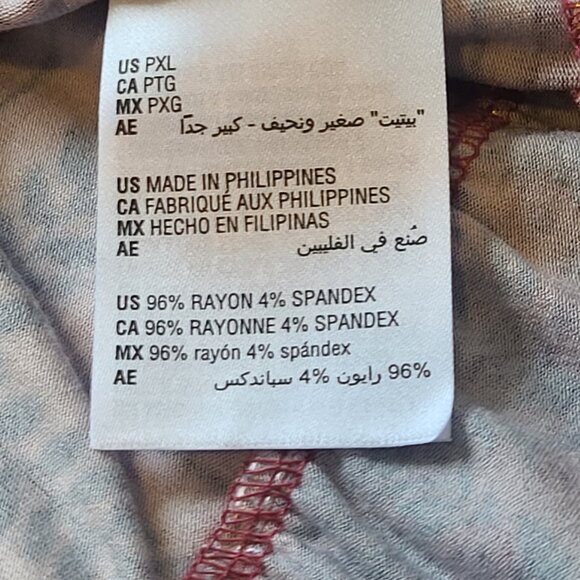 NWT STYLE & CO Women's PXL Boho Flowy Relaxed Whimsical Top Floral Pattern - Picture 7 of 12